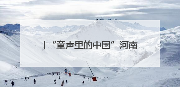 “童声里的中国”河南省文明校园合唱团交流展示活动（郑州站）举行