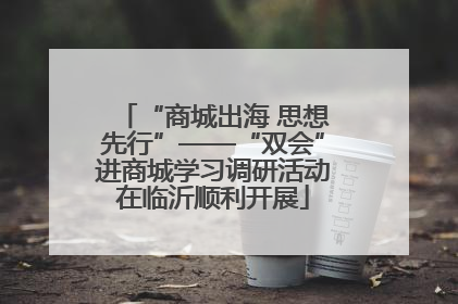 “商城出海 思想先行”——“双会”进商城学习调研活动在临沂顺利开展