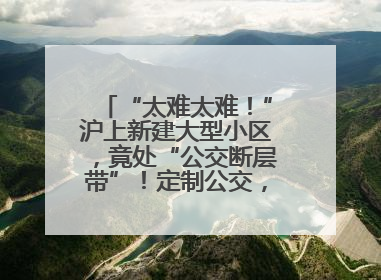 “太难太难！”沪上新建大型小区，竟处“公交断层带”！定制公交，又成“鸡肋”