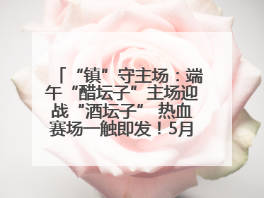 “镇”守主场：端午“醋坛子”主场迎战“酒坛子” 热血赛场一触即发！5月31日15:00，镇江见！