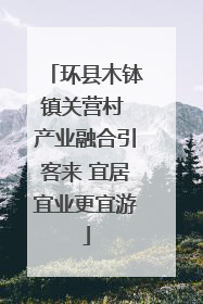环县木钵镇关营村 产业融合引客来 宜居宜业更宜游