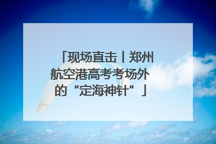 现场直击丨郑州航空港高考考场外的“定海神针”