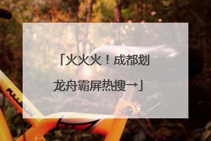 火火火！成都划龙舟霸屏热搜→