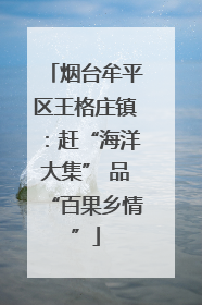 烟台牟平区王格庄镇：赶“海洋大集” 品“百果乡情”