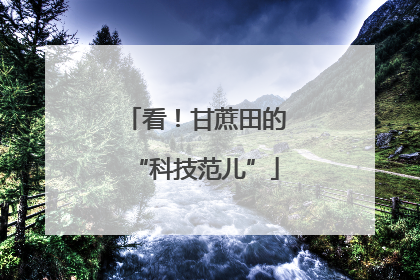 看！甘蔗田的“科技范儿”