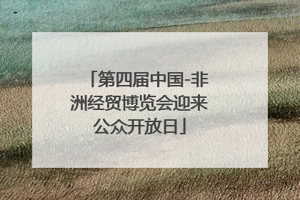 第四届中国-非洲经贸博览会迎来公众开放日