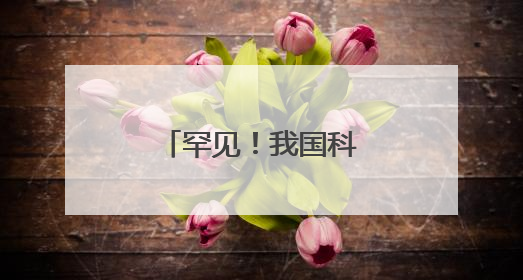罕见！我国科学家有新发现