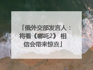 俄外交部发言人：将看《哪吒2》 相信会带来惊喜