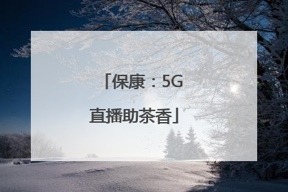 保康：5G直播助茶香