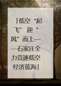 低空“起飞” 迎“风”而上——石家庄全力竞逐低空经济蓝海