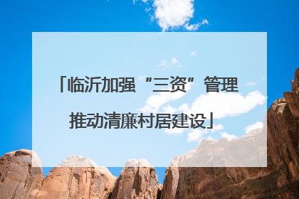 临沂加强“三资”管理 推动清廉村居建设