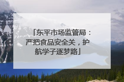 东平市场监管局：严把食品安全关，护航学子逐梦路