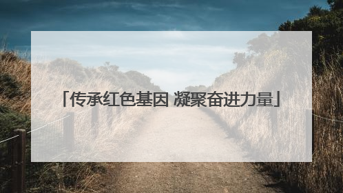 传承红色基因 凝聚奋进力量