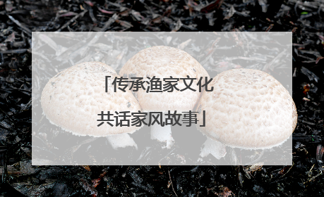 传承渔家文化 共话家风故事