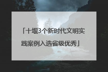 十堰3个新时代文明实践案例入选省级优秀