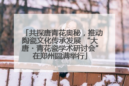 共探唐青花奥秘，推动陶瓷文化传承发展 “大唐・青花瓷学术研讨会”在郑州圆满举行