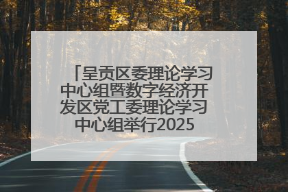 呈贡区委理论学习中心组暨数字经济开发区党工委理论学习中心组举行2025年第七次学习会议