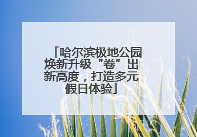 哈尔滨极地公园焕新升级“卷”出新高度，打造多元假日体验