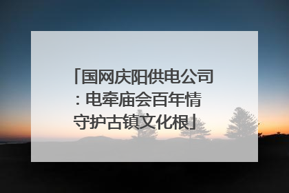 国网庆阳供电公司：电牵庙会百年情 守护古镇文化根