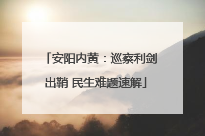 安阳内黄：巡察利剑出鞘 民生难题速解