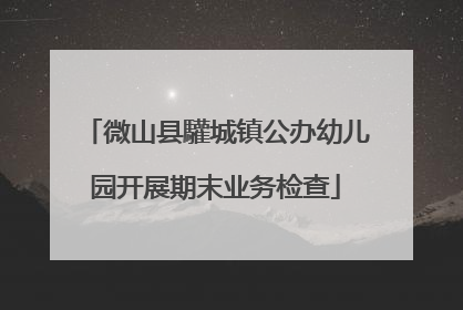 微山县驩城镇公办幼儿园开展期末业务检查