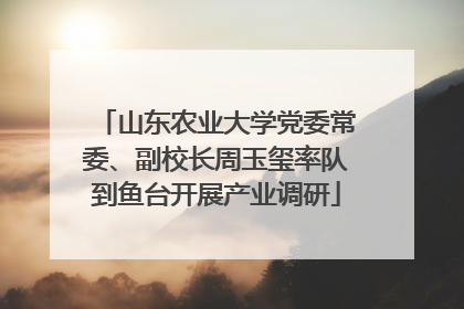山东农业大学党委常委、副校长周玉玺率队到鱼台开展产业调研