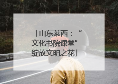 山东莱西：“文化书院课堂”绽放文明之花