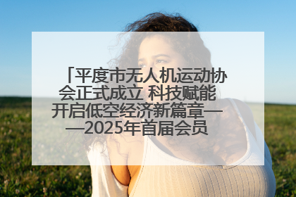 平度市无人机运动协会正式成立 科技赋能开启低空经济新篇章——2025年首届会员大会暨无人机应用发展论坛成功举办