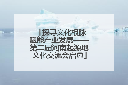 探寻文化根脉 赋能产业发展——第二届河南起源地文化交流会启幕