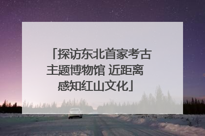 探访东北首家考古主题博物馆 近距离感知红山文化