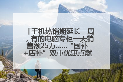 手机热销期延长一周，有的电脑专柜一天销售额25万……“国补+店补”双重优惠点燃德州“考后经济”