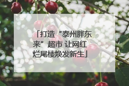打造“泰州胖东来”超市 让网红烂尾楼焕发新生