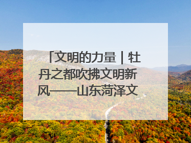 文明的力量｜牡丹之都吹拂文明新风——山东菏泽文明创建一线见闻