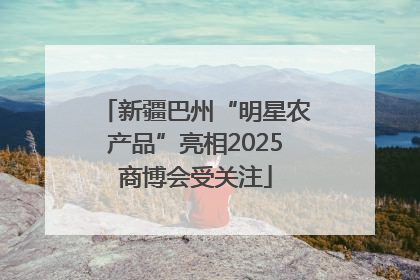 新疆巴州“明星农产品”亮相2025商博会受关注