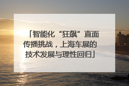 智能化“狂飙”直面传播挑战，上海车展的技术发展与理性回归