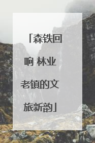 森铁回响 林业老镇的文旅新韵