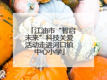 江油市“智启未来”科技关爱活动走进河口镇中心小学