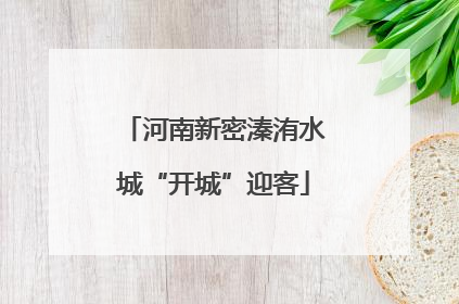 河南新密溱洧水城“开城”迎客