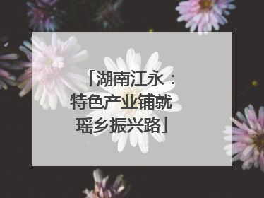 湖南江永：特色产业铺就瑶乡振兴路