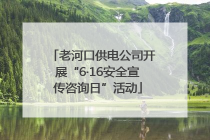 老河口供电公司开展“6·16安全宣传咨询日”活动