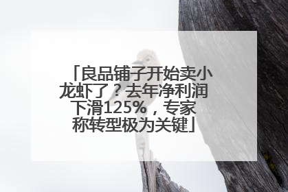 良品铺子开始卖小龙虾了？去年净利润下滑125%，专家称转型极为关键
