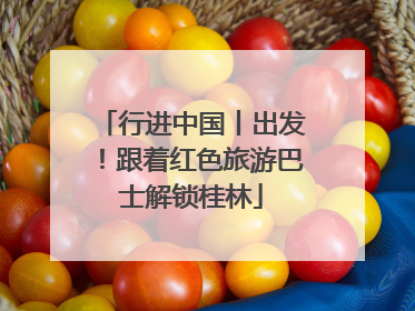 行进中国丨出发！跟着红色旅游巴士解锁桂林
