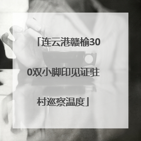 连云港赣榆300双小脚印见证驻村巡察温度
