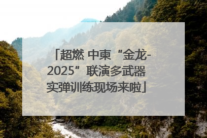 超燃 中柬“金龙-2025”联演多武器实弹训练现场来啦