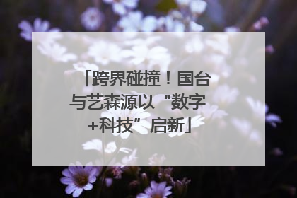 跨界碰撞！国台与艺森源以“数字+科技”启新