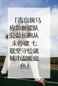 青岛斑马应急救援队公益长跑从未停歇 七载坚守绘就城市温暖底色