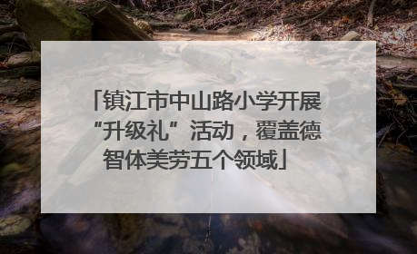 镇江市中山路小学开展“升级礼”活动，覆盖德智体美劳五个领域