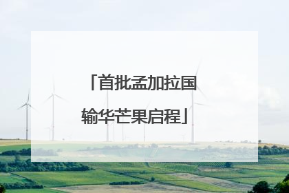 首批孟加拉国输华芒果启程