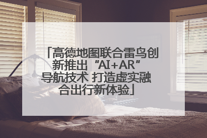 高德地图联合雷鸟创新推出“AI+AR”导航技术 打造虚实融合出行新体验