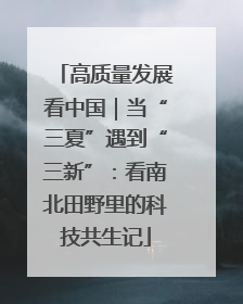 高质量发展看中国｜当“三夏”遇到“三新”：看南北田野里的科技共生记